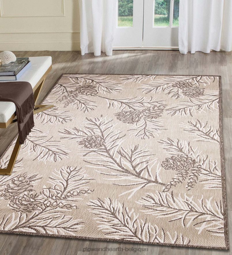 60H0821817 Plow & Hearth Tapis pinède intérieur/extérieur tapis et nattes