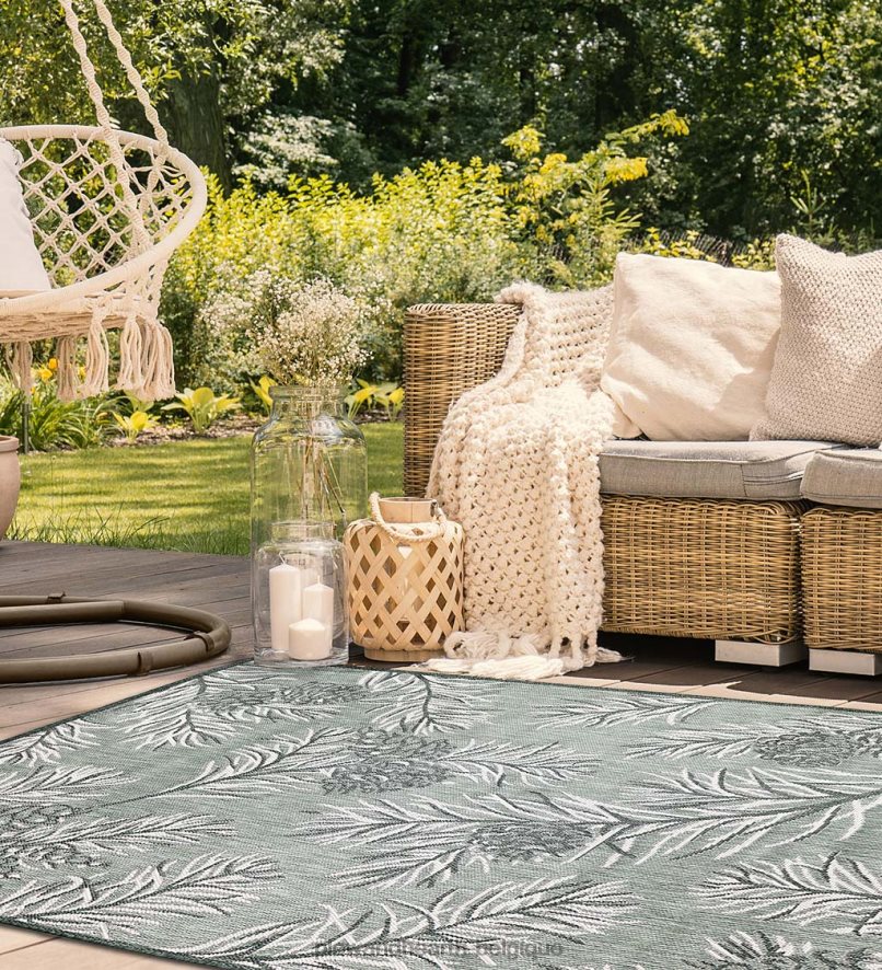 60H0821817 Plow & Hearth Tapis pinède intérieur/extérieur tapis et nattes