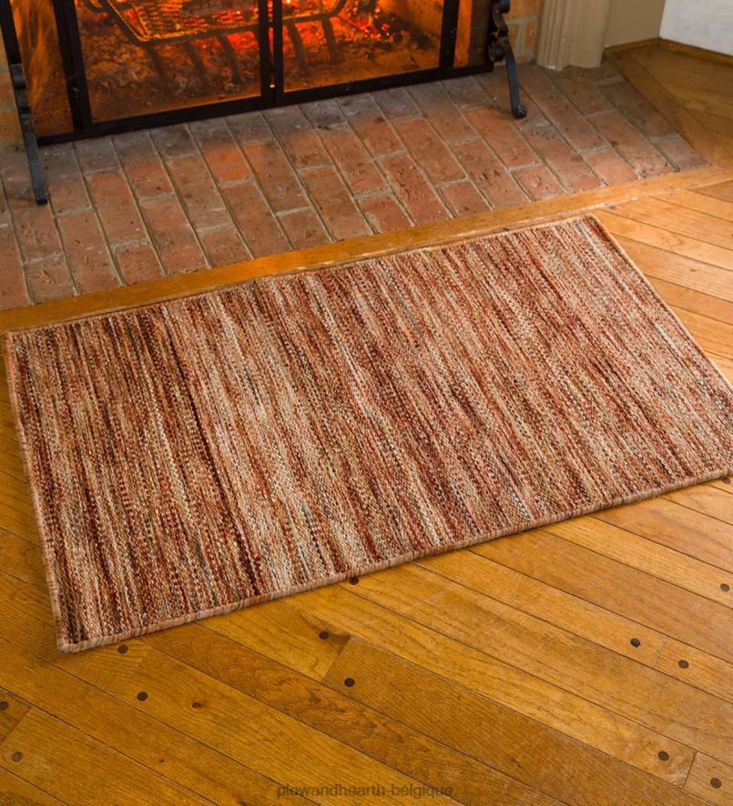 60H0821845 Plow & Hearth tapis fairfax en laine tufté à la main tapis et nattes