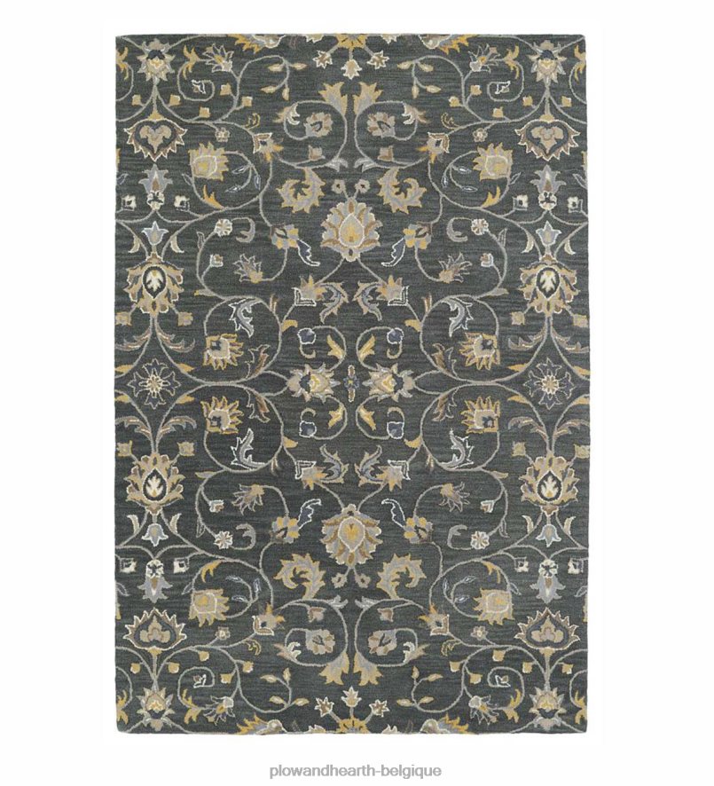 60H0821850 Plow & Hearth tapis en laine lauren vine tapis et nattes