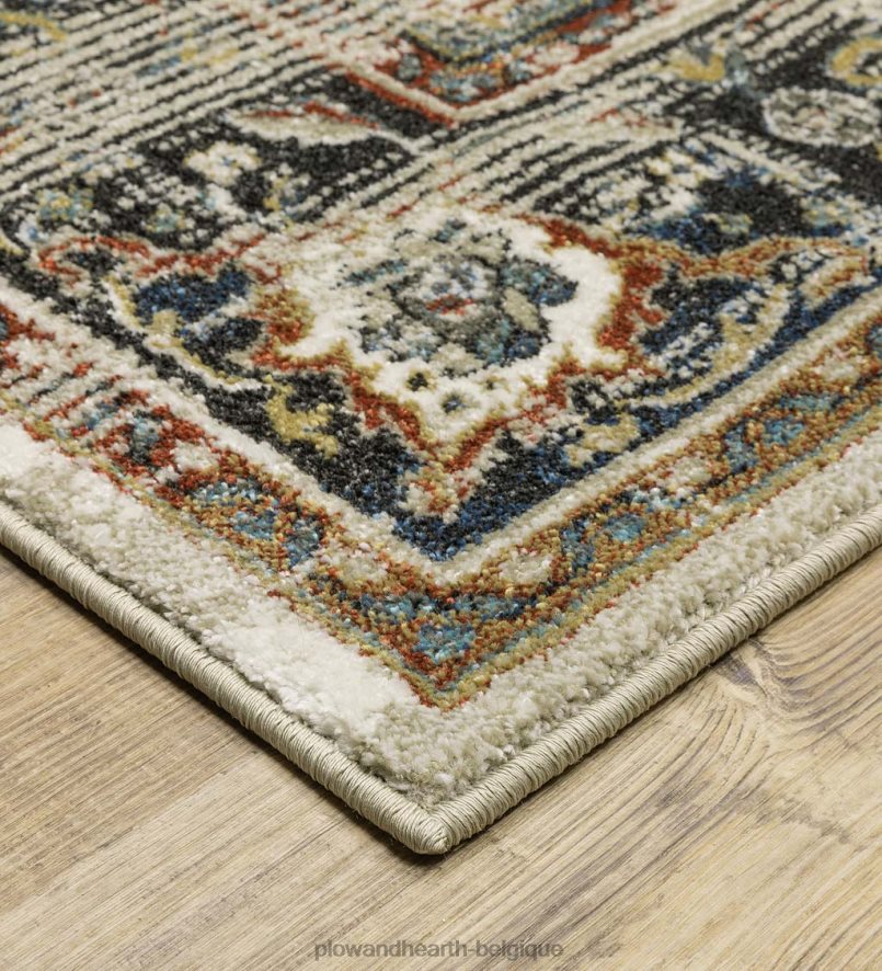 60H0821873 Plow & Hearth Tapis en polypropylène médaillon Heartland tapis et nattes