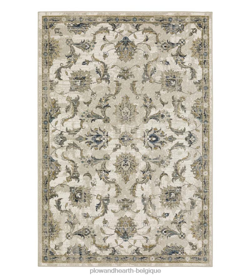 60H0821876 Plow & Hearth Tapis vinyl en polypropylène avec bordure Heartland tapis et nattes